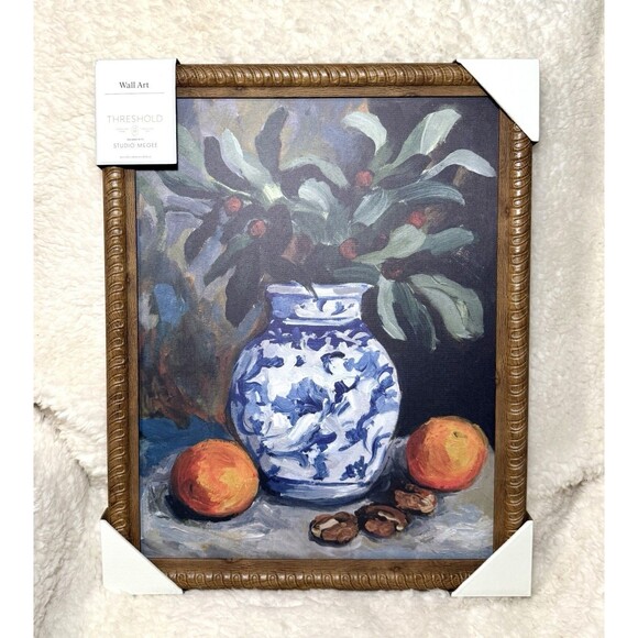 16x20 Ginger Jar Still Life Framed Wall Art Threshold Studio McGee NEW - Picture 4 of 6